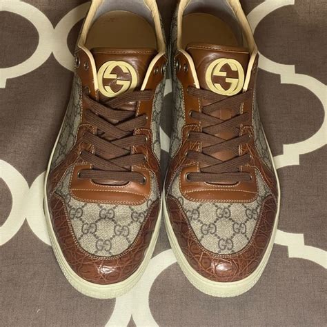 gucci coda low top sneakers|Gucci distressed sneakers.